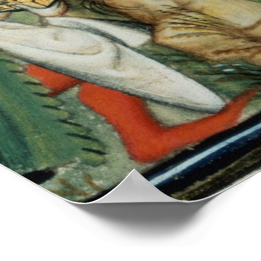 Die Geschichte von Procris, von `De Claris Poster (Ecke)