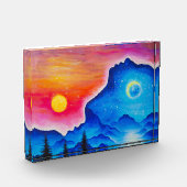 Die Geschichte von Sonne und Mond Fotoblock (Links)