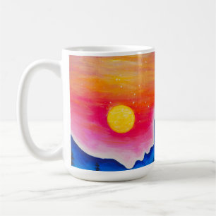 Die Geschichte von Sonne und Mond Kaffeetasse