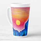 Die Geschichte von Sonne und Mond Milchtasse (Linke Ecke)