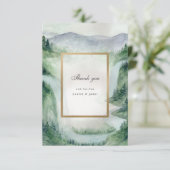 Die Geschichte von uns Dankeskarte (Stehend Vorderseite)