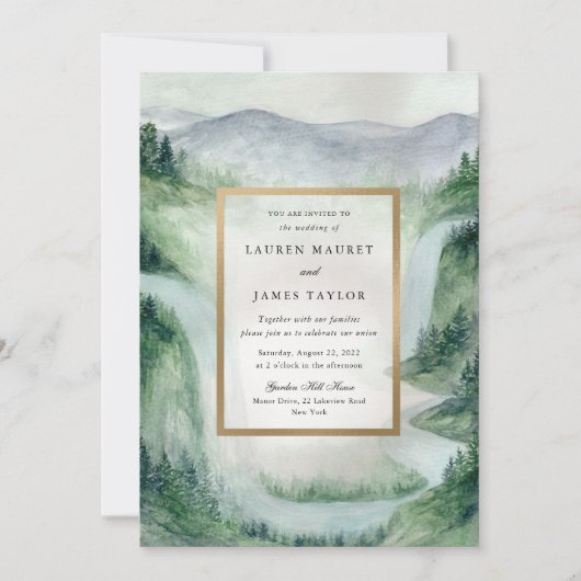 Die Geschichte von uns Einladung (Vorderseite)