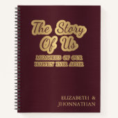 Die Geschichte von uns Mönch rot Notizblock (Vorderseite)