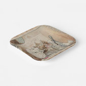 Die Geschichte von zwei schlechten Mäusen, Papier- Pappteller (Gewinkelt)