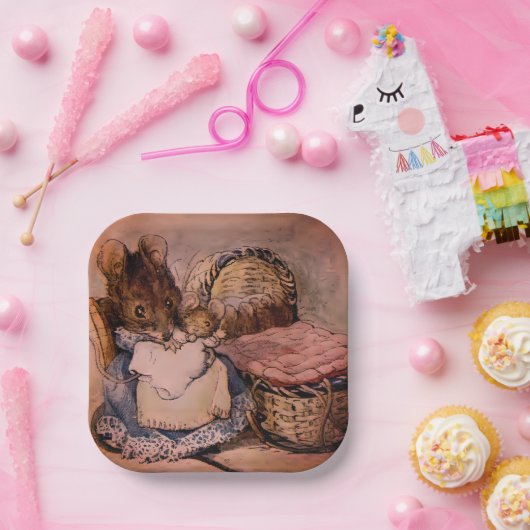 Die Geschichte von zwei schlechten Mäusen, Tellern Pappteller (Party)