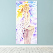 Die Geschichte zweier Mädchen und ihrer zerbrechli Leinwanddruck (Insitu (Holzboden))