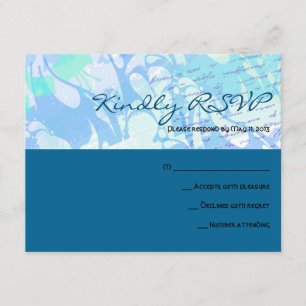 Die GESCHICHTEN-VERFASSER Bar-Schläger Mitzvah RSVP Karte