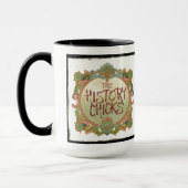Die Geschichtskükenpodcast-Kunst-Tasse Tasse (Links)