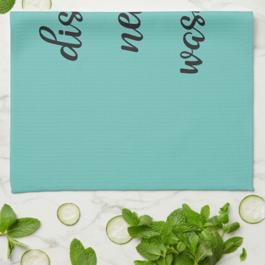 Die Geschirr müssen gewaschen werden Geschirrtuch (Gefaltet)