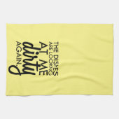 Die Geschirr schauen mich an Geschirrtuch (Horizontal)