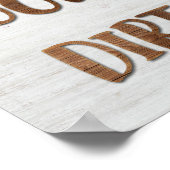 Die Geschirr schauen mich schon wieder dreist an Poster (Ecke)