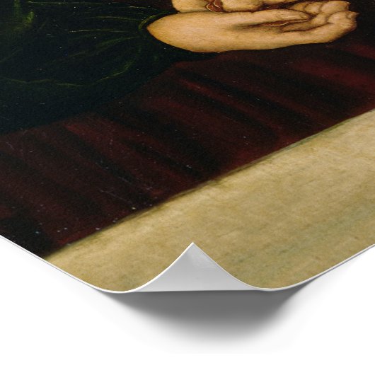 Die geschwächte alte Frau Poster (Ecke)