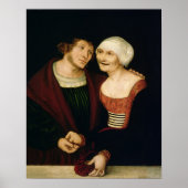 Die geschwächte alte Frau Poster (Vorne)