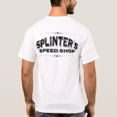 Die Geschwindigkeits-Geschäfts-Shirt des Splitters T-Shirt (Rückseite)