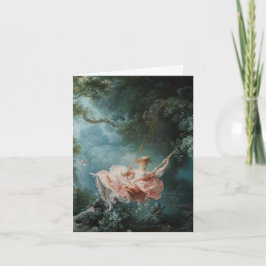 Die geschwungene Weihnachtskarte Dankeskarte