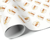 Die gesegnete Jungfrau, die Maria das Baby Jesus h Geschenkpapier (Rolleneckpunkt)