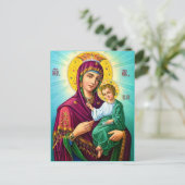Die gesegnete Jungfrau und Jesus Christus der Erre Postkarte (Stehend Vorderseite)