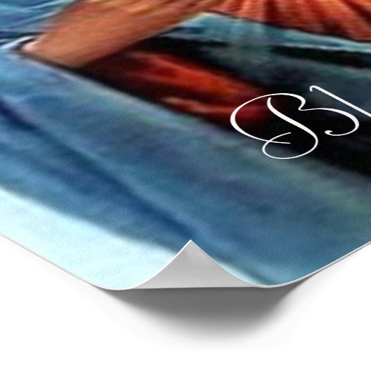 Die gesegnete Mary drucken Poster (Ecke)