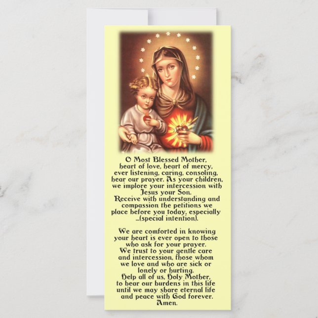 Die gesegnete Mutter Mary (Vorderseite)