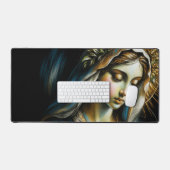 Die gesegnete Mutter Schreibtischunterlage (Tastatur & Maus)
