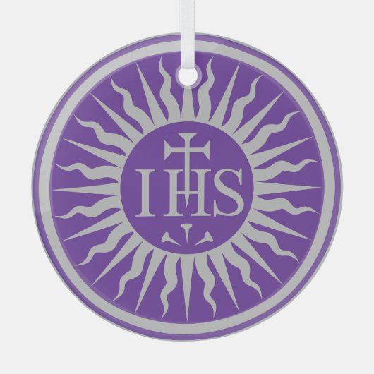 Die Gesellschaft Jesu - Jesuit Ornament Aus Glas (Vorderseite)