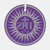 Die Gesellschaft Jesu - Jesuit Ornament Aus Glas (Rückseite)