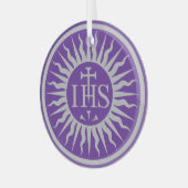 Die Gesellschaft Jesu - Jesuit Ornament Aus Glas (Vorderseite links)