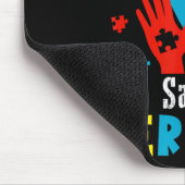 Die Gesellschaft sagt, ich bin Autistischer Gott s Mousepad (Ecke)