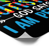 Die Gesellschaft sagt, ich bin Autistischer Gott s Poster (Ecke)