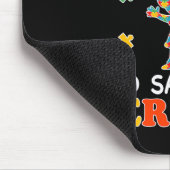 Die Gesellschaft sagt, ich sei Autistisch Gott sag Mousepad (Ecke)