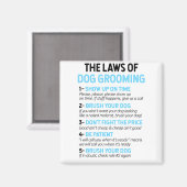 Die Gesetze des Hundes Magnet (Vorderseite/Rückseite)