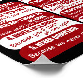 Die Gesetze des Phantastischen Therapeuten Poster (Ecke)