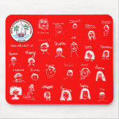 Die Gesichter der Kinder DESS Klasse 5B Mousepad (Vorne)