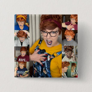 Die Gesichter der Pammy-Taste Button