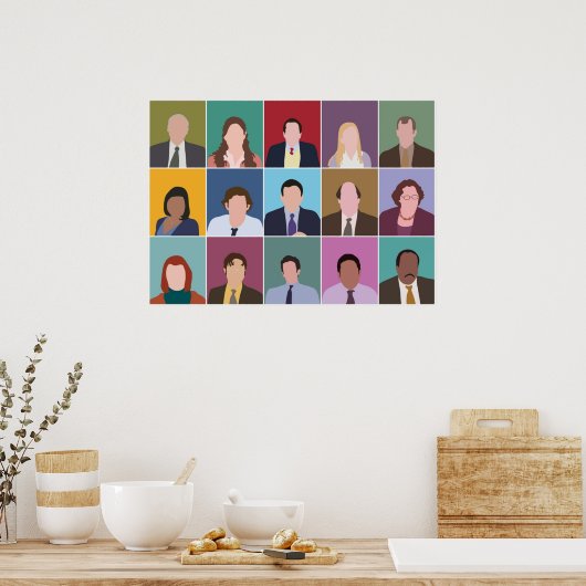 Die Gesichter des Amtes Poster (Küche)