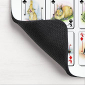 DIE GESICHTS-KARTEN MOUSEPAD (Ecke)