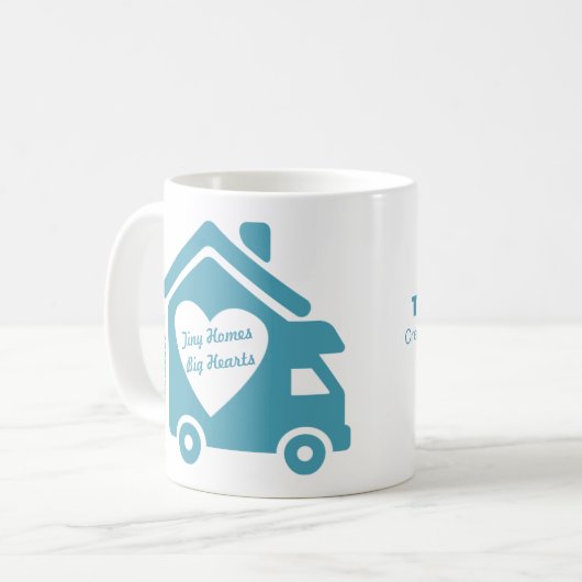 Die gesprengte Bus-Kaffee-Tasse Kaffeetasse (Vorderseite Links)