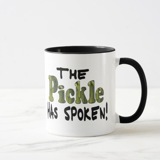 Die gesprochene Gurke Tasse (Rechts)