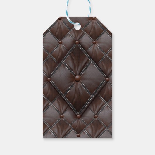 Die Gestaltung der 3D Lederakademie Geschenkanhänger (Rückseite)