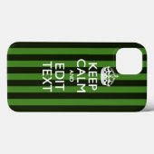 Die Gestaltung der grünen Streifen Behalte den Tex Case-Mate iPhone Hülle (Rückseite (Horizontal))