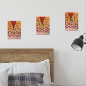 die Gestaltung der roten und schwarzen Wand Bilderwand Sets (Schlafzimmer)