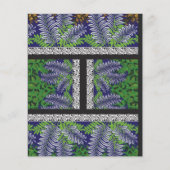 die Gestaltung eines grün-gelben Musters Flyer (Vorne)