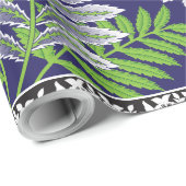 die Gestaltung eines grün-gelben Musters Geschenkpapier (Rolleneckpunkt)