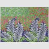 die Gestaltung eines grün-gelben Musters Seidenpapier (Vorderseite)