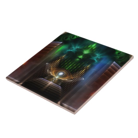 Die Gestaltung von Oz Fraktal Art Tile Fliese (Seite)