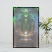 Die Gestaltung von Oz Fraktal Kunstgeschichten Briefpapier (Stehend Vorderseite)