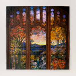 Die gestanzte Glastiffe wirkt Viktorianisch elegan Puzzle