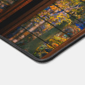 Die gestanzte Glastiffe wirkt Viktorianisch elegan Schreibtischunterlage (Ecke)