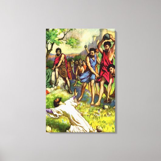 Die gesteinigte Leinwand (Vorderseite)