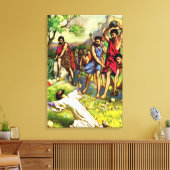 Die gesteinigte Leinwand (Insitu (Wohnzimmer))